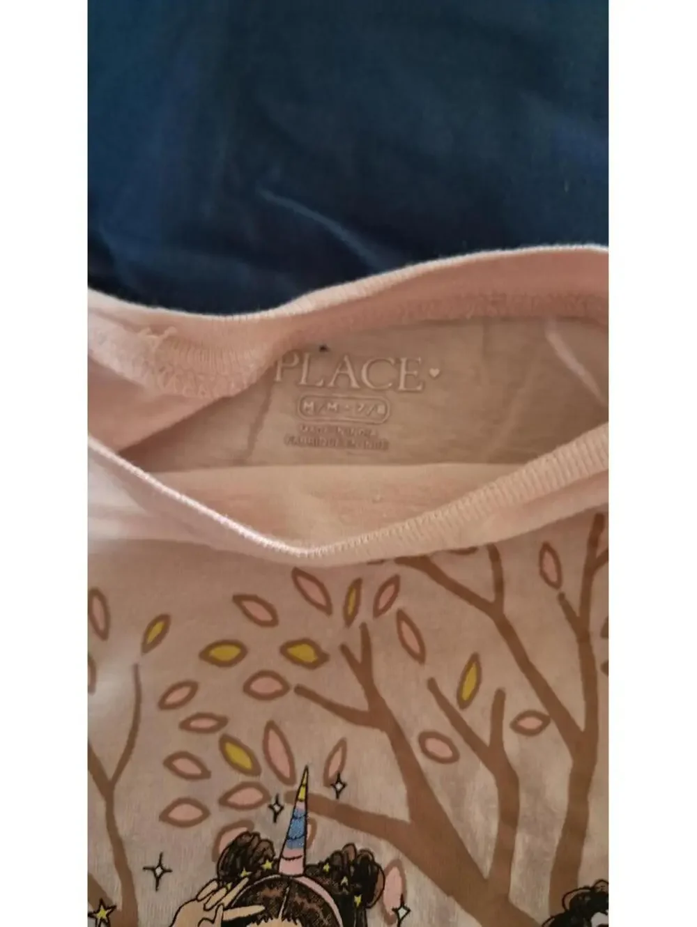 Place: Girls Size Med 7/8 Soccor Long Sleeve‎ Pink Shirt